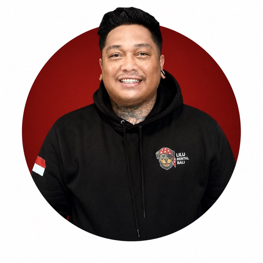 Lilu Rental Bali delivery team member